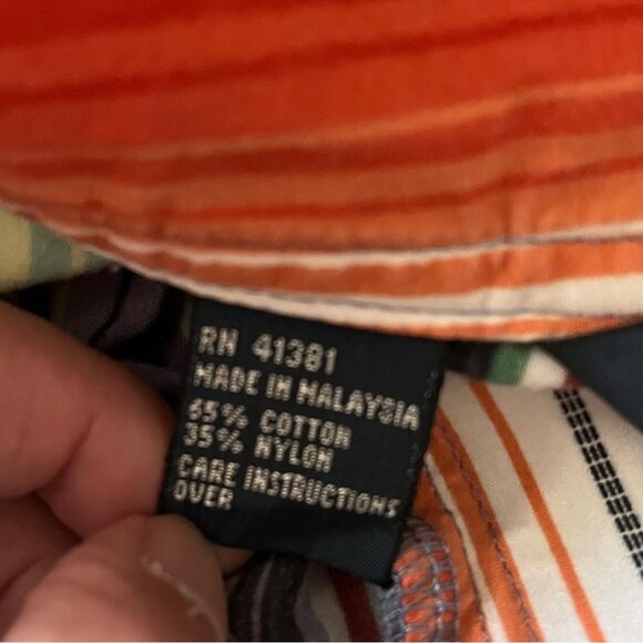 Ralph Lauren Polo Vertical Multi-Color Striped Swim Trunks/Boardshorts Size 38 - Picture 7 of 9